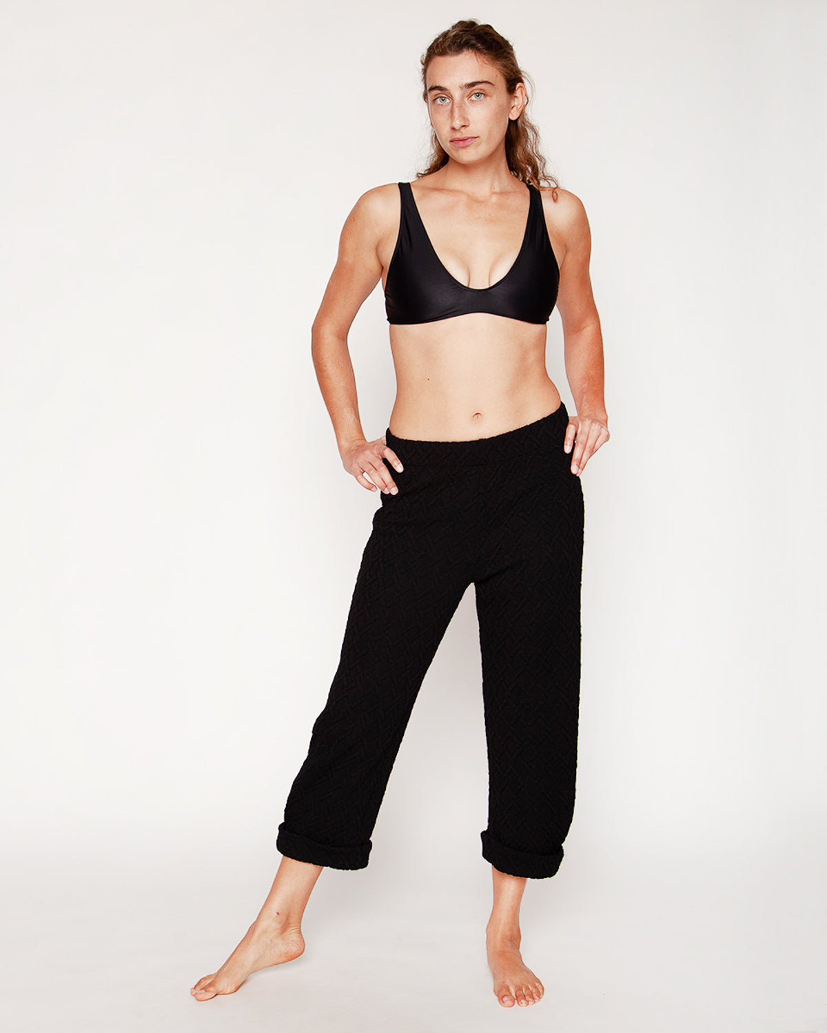 Keiko Pant - Black Knit