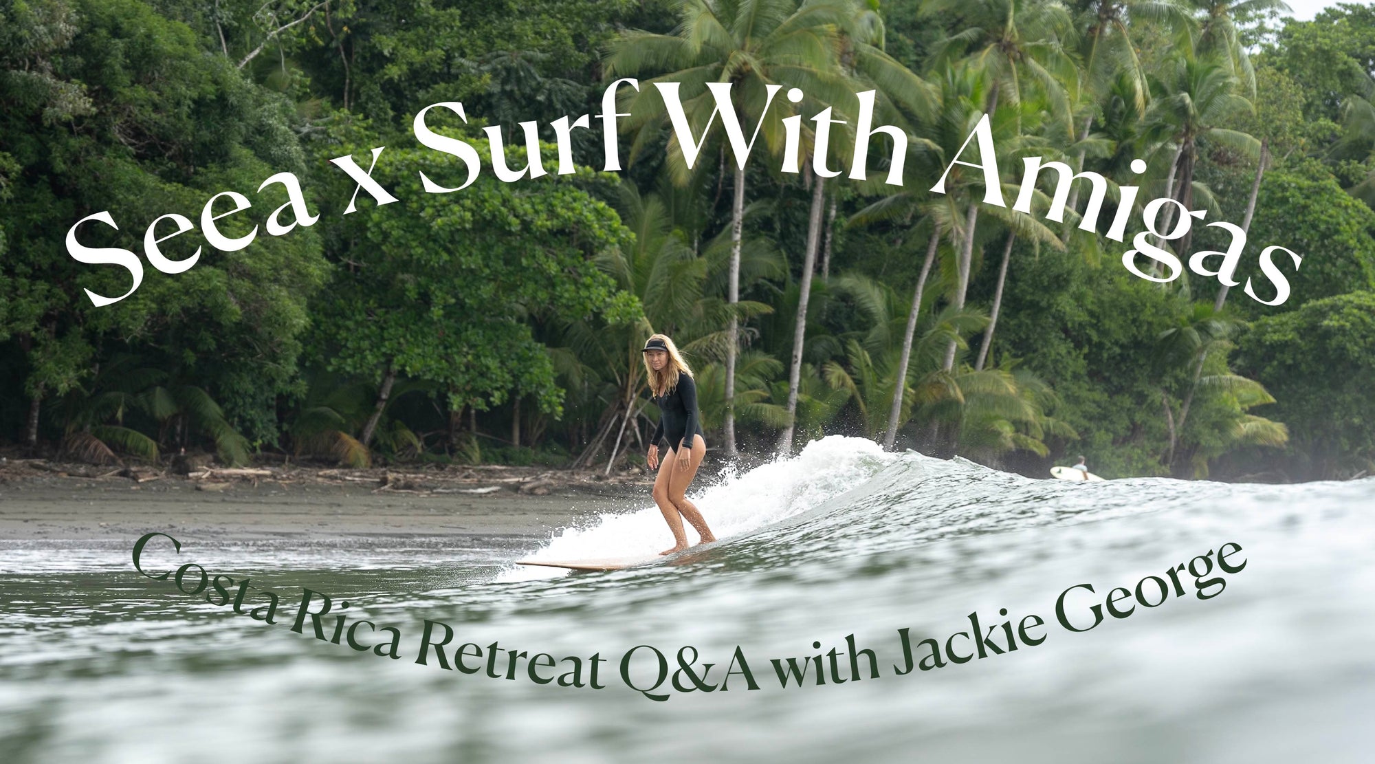 surf with amigas women surf retreat costa rica with Seea